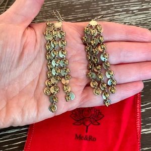 Me & Ro 10k & Sterling Dangle Earrings